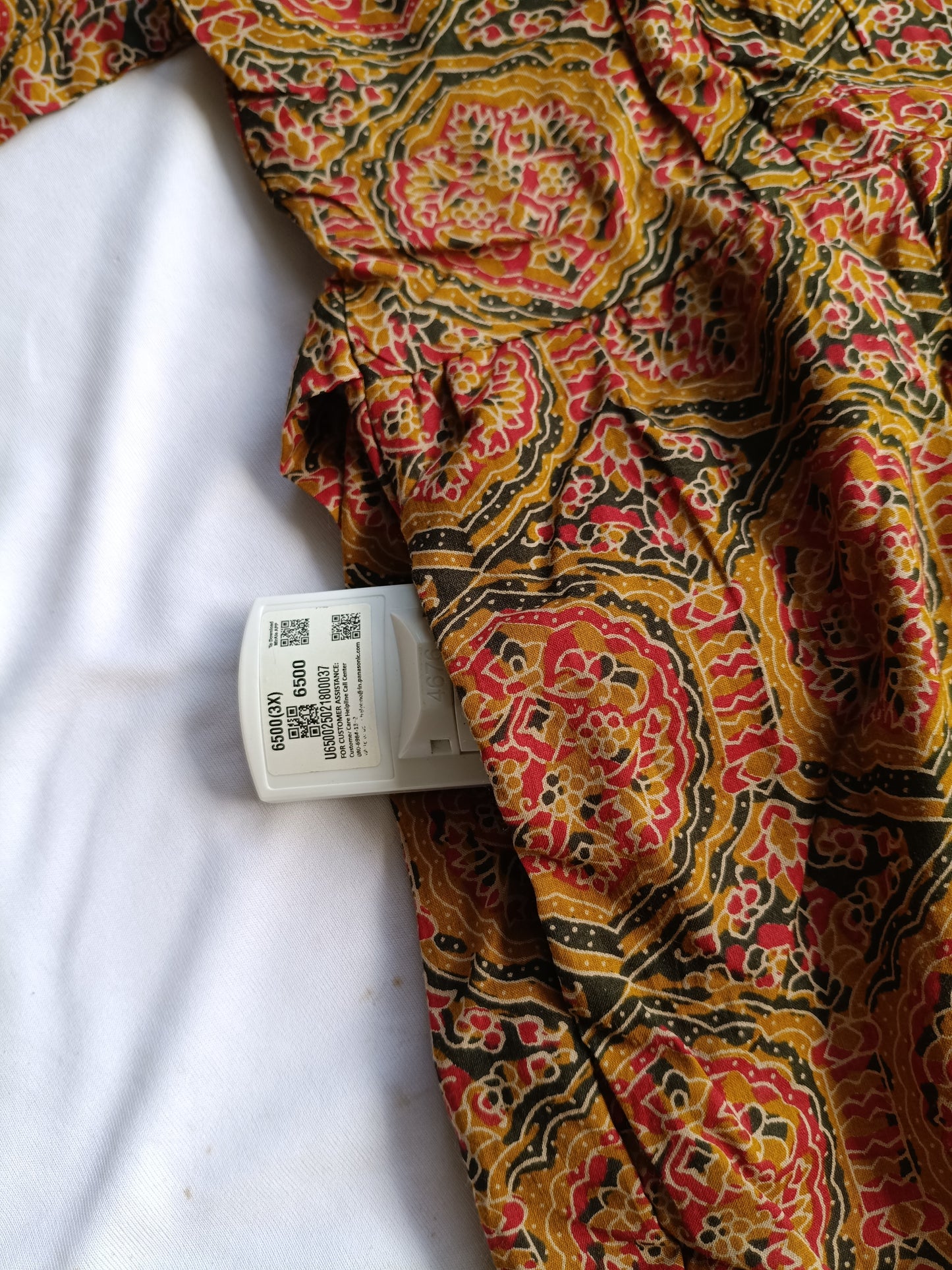 Cotton - Feeding/ Maternity Maxi/Gown - Cotton lining /Double side zip -  Ajrakh print