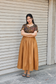 Raw silk Maternity Maxi/Gown in center zip - Festival Collection- Full cotton lining - Geometry