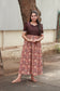  Kalamkari Cotton - Feeding/Maternity- Maxi/Gowns- Double side zip- Soft and breathable fabric, comfortable for all-day wear, Lightweight maternity outfit