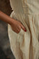 Sandalwood - Maternity / Feeding - Maxi/Gown - Cotton Lining - Double side Zips - stripes off white