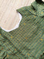 Raw silk Maternity Maxi/Gown - Festival Collection - Chettinad Green checks Gram