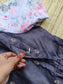 Raw silk Maternity Maxi/Gown - Festival Collection -  Grey Color