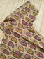 Kalamkari Cotton  A line Maternity Feeding Kurti /Center Zip(Dress length 45 inches)- Manga leaf