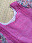 Kadhi silk cotton- Maternity Maxi/Gown - Festival Collection - Pink flower