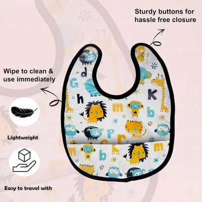 Kindergarten-Rabbit Bibs combo pack of 2